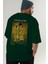 Gustav Klimt The Kiss Arka Baskılı Oversize T-Shirt Erkek Kadın Bisiklet Yaka Pamuk Tişort 8