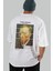 Van Gogh Self Portrait Arka Baskılı Oversize T-Shirt Erkek Kadın Bisiklet Yaka Pamuk Tişort 6