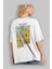 Van Gogh Arka Baskılı Oversize T-Shirt Erkek Kadın Bisiklet Yaka Pamuk Tişort 3
