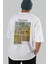 Van Gogh Arka Baskılı Oversize T-Shirt Erkek Kadın Bisiklet Yaka Pamuk Tişort 6