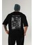 Pablo Picasso Guernica Arka Baskılı Oversize T-Shirt Erkek Kadın Bisiklet Yaka Pamuk Tişort 1