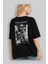 Pablo Picasso Guernica Arka Baskılı Oversize T-Shirt Erkek Kadın Bisiklet Yaka Pamuk Tişort 4