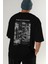 Pablo Picasso Guernica Arka Baskılı Oversize T-Shirt Erkek Kadın Bisiklet Yaka Pamuk Tişort 7