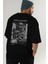 Pablo Picasso Guernica Arka Baskılı Oversize T-Shirt Erkek Kadın Bisiklet Yaka Pamuk Tişort 8