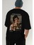 Caravaggio Boy Arka Baskılı Oversize T-Shirt Erkek Kadın Bisiklet Yaka Pamuk Tişort 7