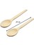 Doğal Ahşap Yemek Kaşığı 2 Adet 23CM 2