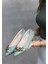 Bernishoes Popi Mint Yeşili Cilt Zincirli Babet Ayakkabı 1