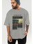 Edward Hopper Night Owls Ön Baskılı Oversize T-Shirt Erkek Kadın Bisiklet Yaka Pamuk Tişort 6