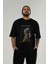 Johannes Vermeer Ön Baskılı Oversize T-Shirt Erkek Kadın Bisiklet Yaka Pamuk Tişort 6