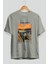 Edvard Munch Scream Ön Baskılı Oversize T-Shirt Erkek Kadın Bisiklet Yaka Pamuk Tişort 2