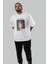 Osman Hamdi Bey Ön Baskılı Oversize T-Shirt Erkek Kadın Bisiklet Yaka Pamuk Tişort 8