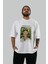 Frida Kahlo Ön Baskılı Oversize T-Shirt Erkek Kadın Bisiklet Yaka Pamuk Tişort 6