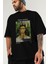 Frida Kahlo Ön Baskılı Oversize T-Shirt Erkek Kadın Bisiklet Yaka Pamuk Tişort 3
