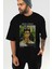 Frida Kahlo Ön Baskılı Oversize T-Shirt Erkek Kadın Bisiklet Yaka Pamuk Tişort 7