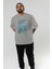 Claude Monet Ön Baskılı Oversize T-Shirt Erkek Kadın Bisiklet Yaka Pamuk Tişort 7