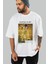 Gustav Klimt The Kiss Ön Baskılı Oversize T-Shirt Erkek Kadın Bisiklet Yaka Pamuk Tişort 7