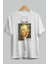 Van Gogh Self Portrait Ön Baskılı Oversize T-Shirt Erkek Kadın Bisiklet Yaka Pamuk Tişort 2