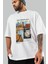 Salvador Dali Ön Baskılı Oversize T-Shirt Erkek Kadın Bisiklet Yaka Pamuk Tişort 3