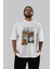 Salvador Dali Ön Baskılı Oversize T-Shirt Erkek Kadın Bisiklet Yaka Pamuk Tişort 6