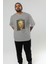 Van Gogh Self Portrait Ön Baskılı Oversize T-Shirt Erkek Kadın Bisiklet Yaka Pamuk Tişort 7