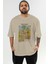 Van Gogh Ön Baskılı Oversize T-Shirt Erkek Kadın Bisiklet Yaka Pamuk Tişort 1