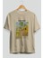 Van Gogh Ön Baskılı Oversize T-Shirt Erkek Kadın Bisiklet Yaka Pamuk Tişort 2