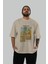 Van Gogh Ön Baskılı Oversize T-Shirt Erkek Kadın Bisiklet Yaka Pamuk Tişort 5