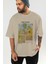 Van Gogh Ön Baskılı Oversize T-Shirt Erkek Kadın Bisiklet Yaka Pamuk Tişort 6