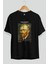 Van Gogh Self Portrait Ön Baskılı Oversize T-Shirt Erkek Kadın Bisiklet Yaka Pamuk Tişort 2