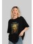 Van Gogh Self Portrait Ön Baskılı Oversize T-Shirt Erkek Kadın Bisiklet Yaka Pamuk Tişort 4
