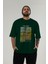 Van Gogh Ön Baskılı Oversize T-Shirt Erkek Kadın Bisiklet Yaka Pamuk Tişort 5