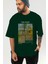 Van Gogh Ön Baskılı Oversize T-Shirt Erkek Kadın Bisiklet Yaka Pamuk Tişort 6