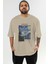 Van Gogh The Starry Night Ön Baskılı Oversize T-Shirt Erkek Kadın Bisiklet Yaka Pamuk Tişort 1