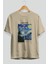 Van Gogh The Starry Night Ön Baskılı Oversize T-Shirt Erkek Kadın Bisiklet Yaka Pamuk Tişort 2