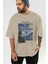 Van Gogh The Starry Night Ön Baskılı Oversize T-Shirt Erkek Kadın Bisiklet Yaka Pamuk Tişort 6