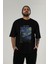 Van Gogh The Starry Night Ön Baskılı Oversize T-Shirt Erkek Kadın Bisiklet Yaka Pamuk Tişort 6