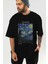 Van Gogh The Starry Night Ön Baskılı Oversize T-Shirt Erkek Kadın Bisiklet Yaka Pamuk Tişort 7