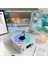 Nostalji Plak Çalar Bluetooth Subwoofer 3d Ses Dalgası Retro Müzik Plak Çalar Aura Bulutlusu Ledli 3