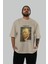 Van Gogh Self Portrait Ön Baskılı Oversize T-Shirt Erkek Kadın Bisiklet Yaka Pamuk Tişort 5