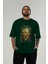 Van Gogh Self Portrait Ön Baskılı Oversize T-Shirt Erkek Kadın Bisiklet Yaka Pamuk Tişort 5