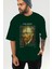 Van Gogh Self Portrait Ön Baskılı Oversize T-Shirt Erkek Kadın Bisiklet Yaka Pamuk Tişort 6