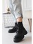 Bernishoes Daum Siyah Cilt Bağcıklı Bot 2