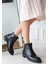 Bernishoes Moed Siyah Cilt Topuklu Bot 3
