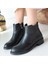 Bernishoes Moed Siyah Cilt Topuklu Bot 4
