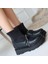 Bernishoes Dewn Siyah Cilt Topuklu Bot 4