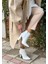 Bernishoes Loora Beyaz Rugan Desenli Topuklu Bot 3