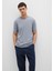 Bisiklet Yaka Mavi Basic Tişört 0612865-86584 1