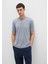 Bisiklet Yaka Mavi Basic Tişört 0612865-86584 3
