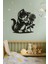 Çiçekli Yavru Kedi – 3D Duvar Dekoru 1