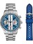 FLE1209SET Shelby x Fossil Grand Tourer Limited-Edition Erkek Kol Saati ve Yedek Kordon 1